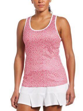 Grand Slam Womens Floral-Print Tank Top